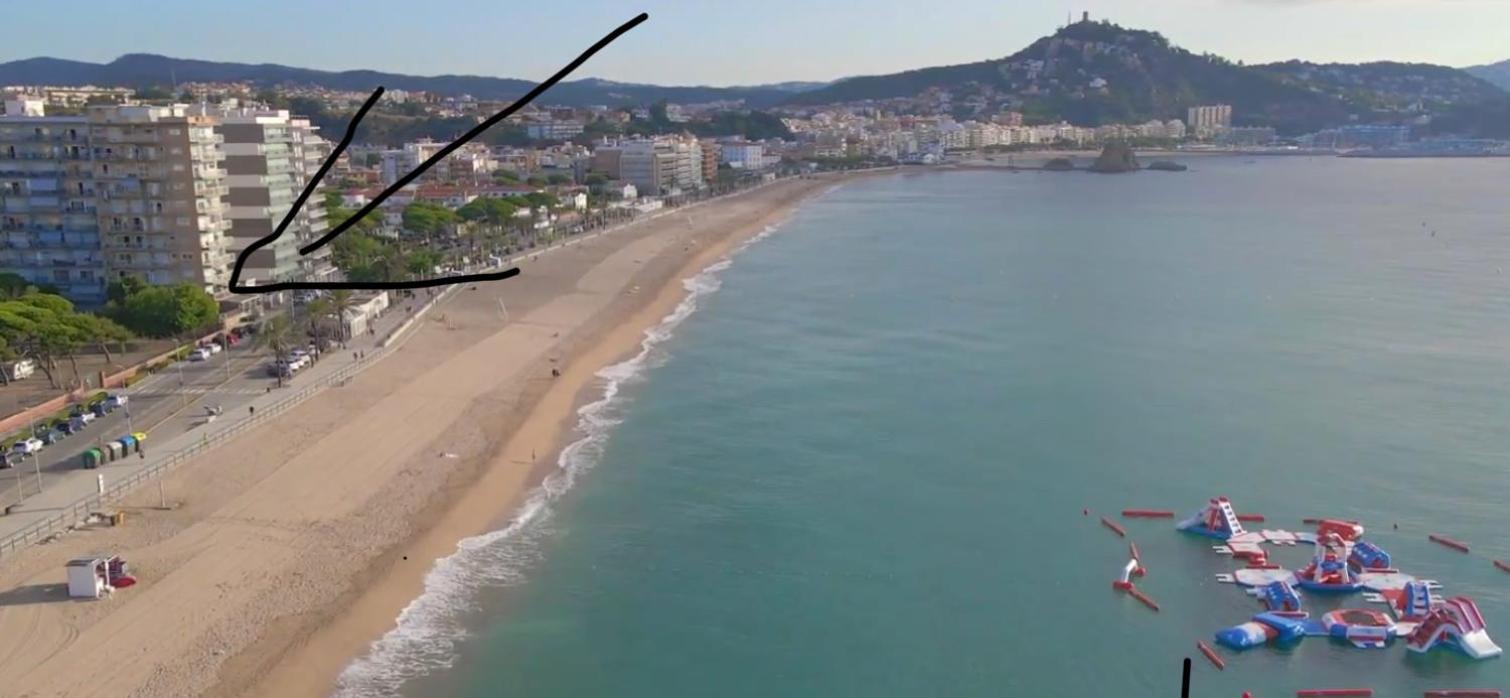 Estudio Con Impresionantes Vistas Al Mar Blanes Exterior photo